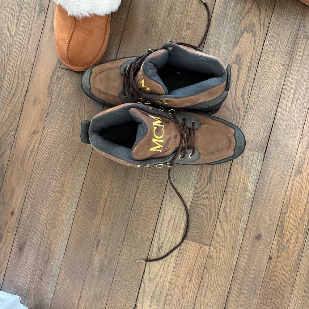MCM Brown and Gray Men's Boots